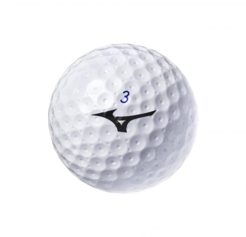 Mizuno’s new RB566 golf balls are dotted with micro-dimples that are claimed to help sustain the ball’s lift as its speed begins to drop. SUBMITTED PHOTOS